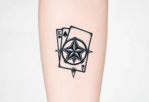 Für die außenseite vom unterarm 
Poker karten von ass bis bube in piek
Würfel tattoo idea