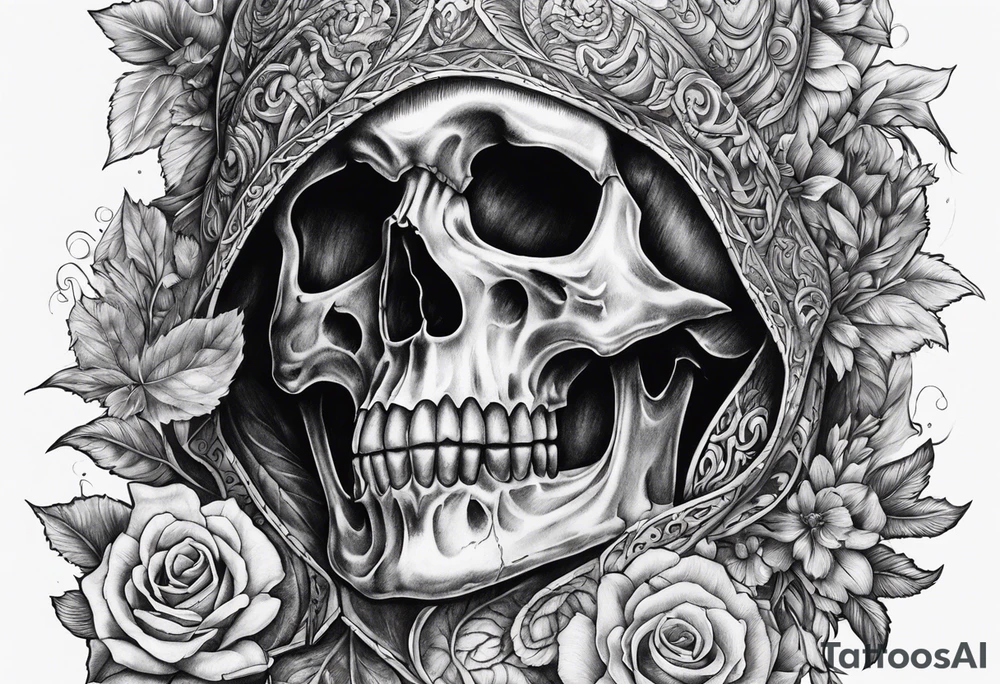 Death is the only thing guaranteed tattoo idea