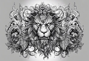 Monster and man tattoo idea