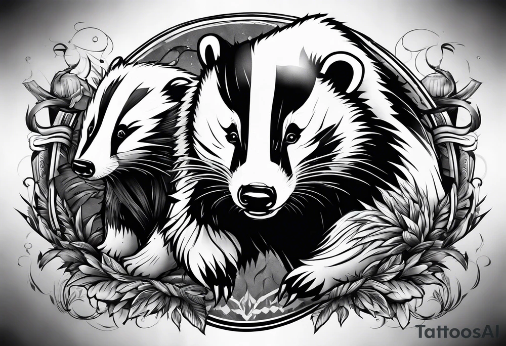 Angry Mc.Badgers tattoo idea