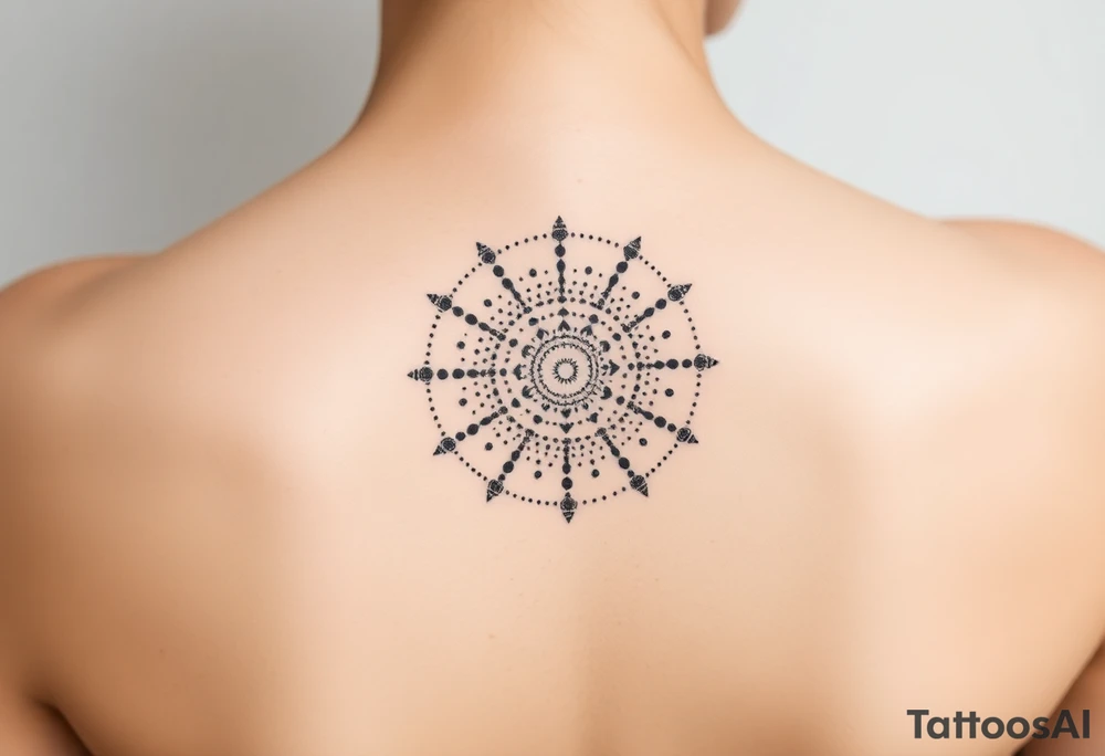 Natal birthchart tattoo idea