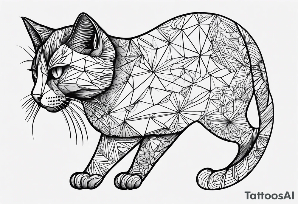 Black Cat tattoo idea