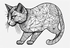 Black Cat tattoo idea