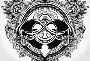 Infinity logo tattoo idea