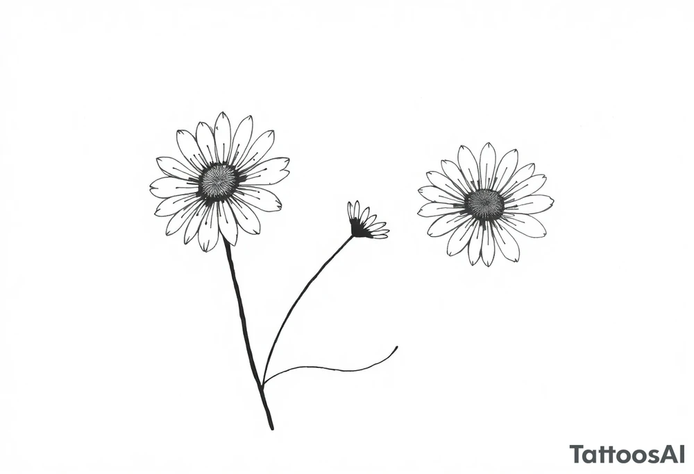 Daisies tattoo idea