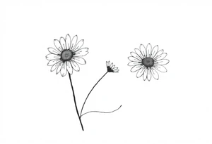 Daisies tattoo idea