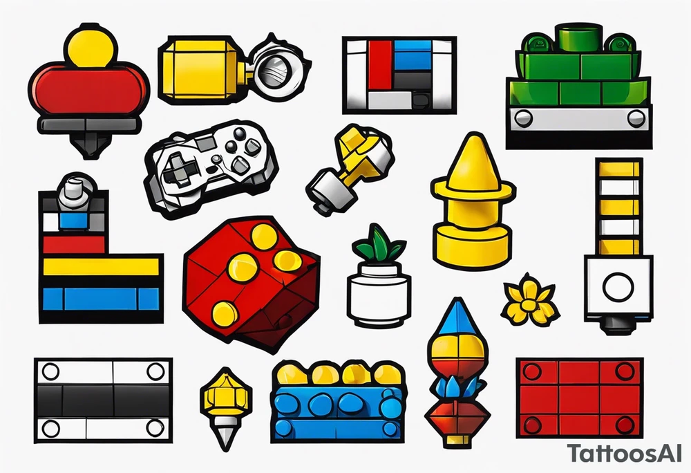 Lego tattoo idea