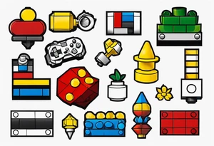 Lego tattoo idea