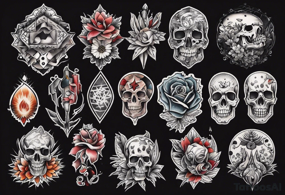 tattoo artist giving a tattoo tattoo idea