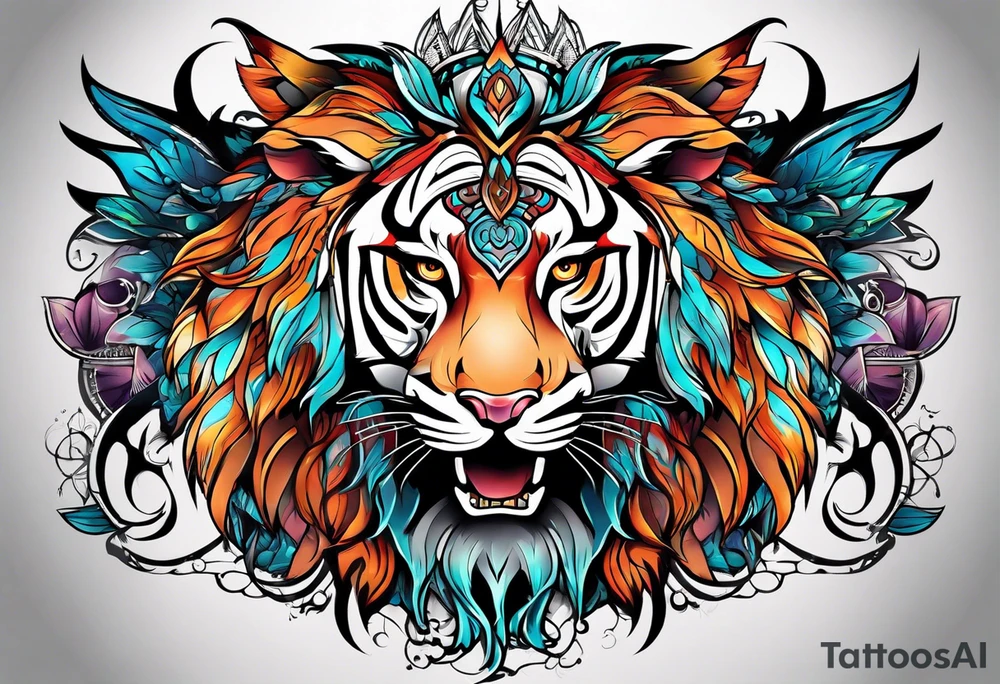 Alpha group of animals tattoo idea