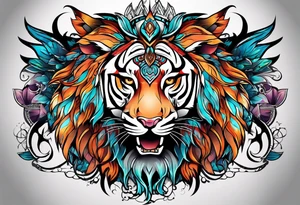 Alpha group of animals tattoo idea