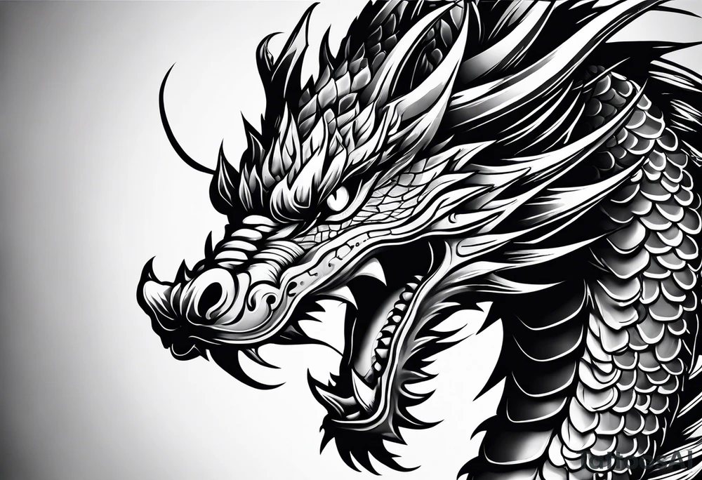 Japonese Dragon tattoo idea