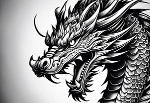 Japonese Dragon tattoo idea