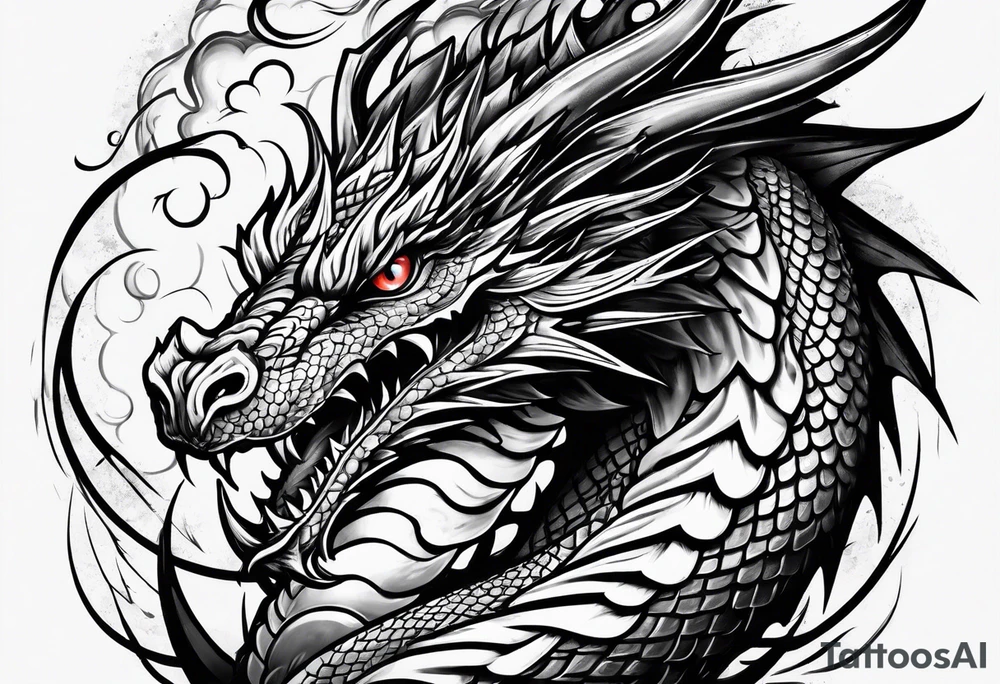 dragon tattoo idea