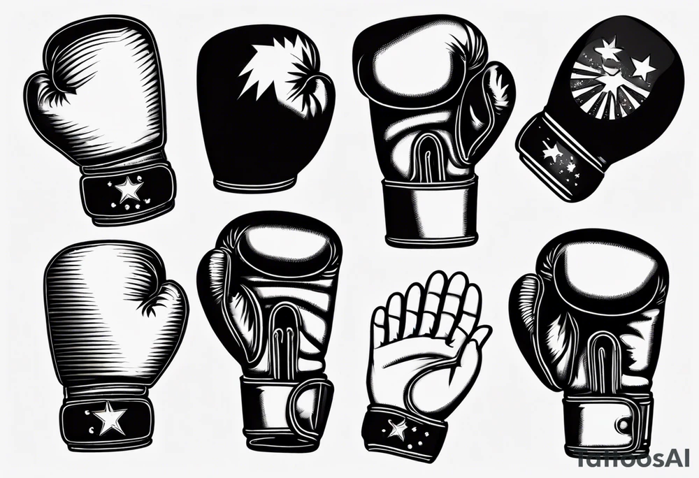 boxing glove tattoo idea