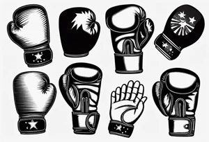 boxing glove tattoo idea