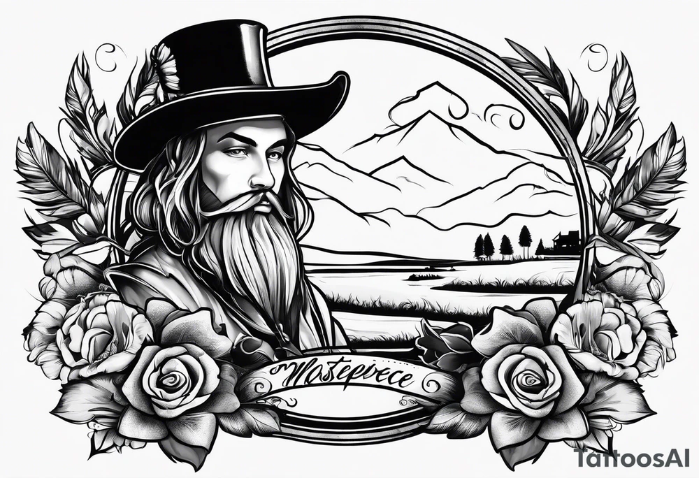 An ink and quill from colonial time tattoo idea