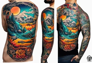 Above no one below no one tattoo idea