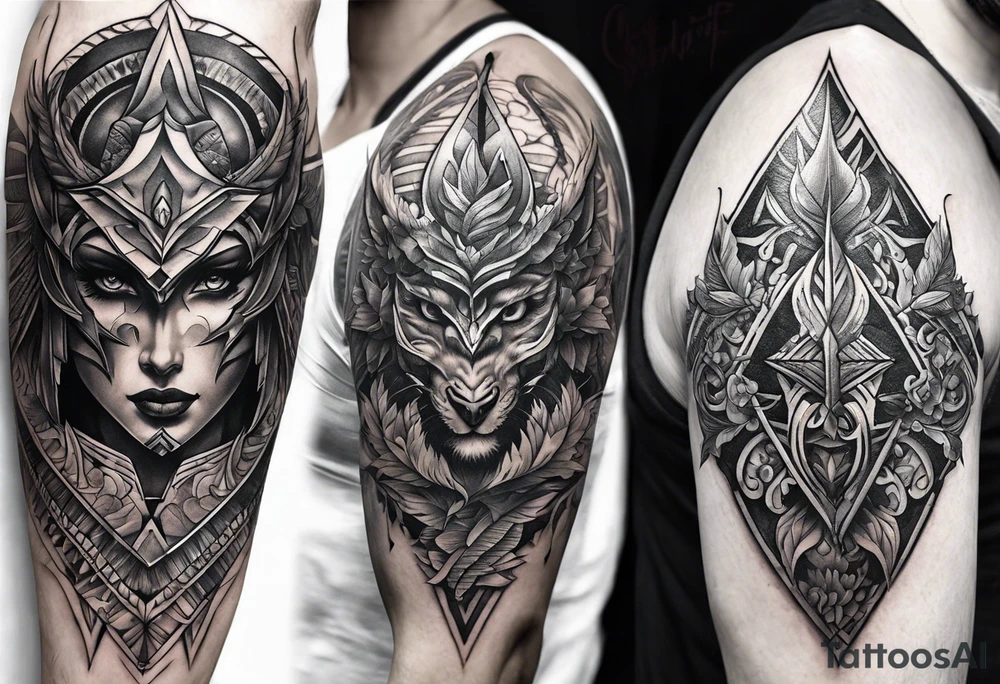 Spear tattoo idea
