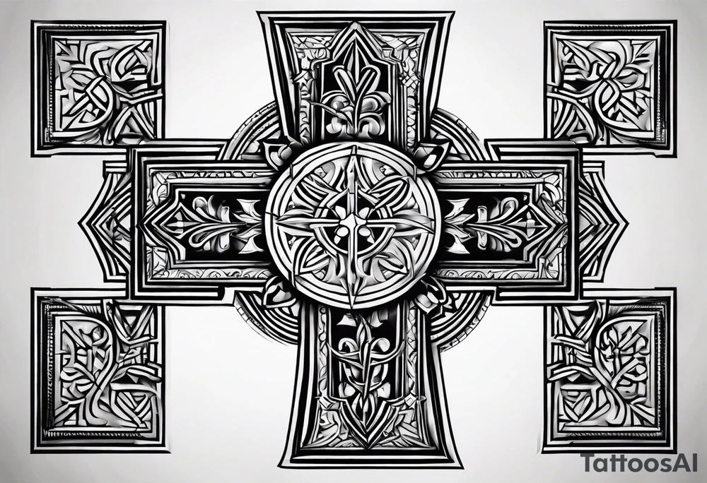 Coptic cross I am a Decon tattoo idea
