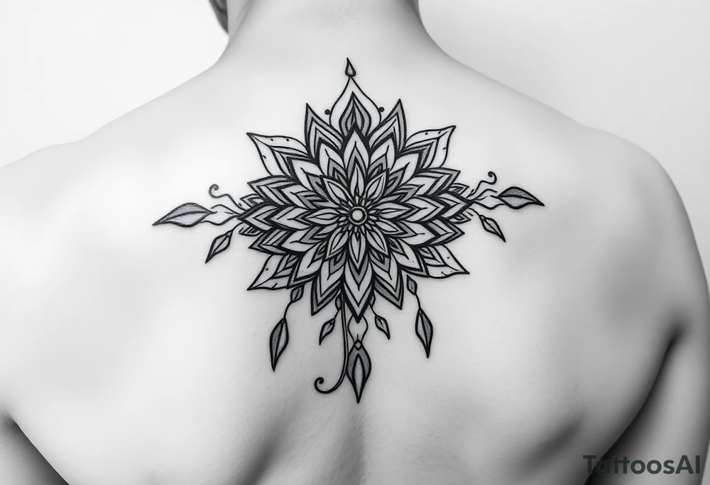 mandala tyylinen tatuointi käsivarteen tattoo idea