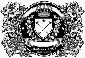 skinner coat of arms tattoo idea