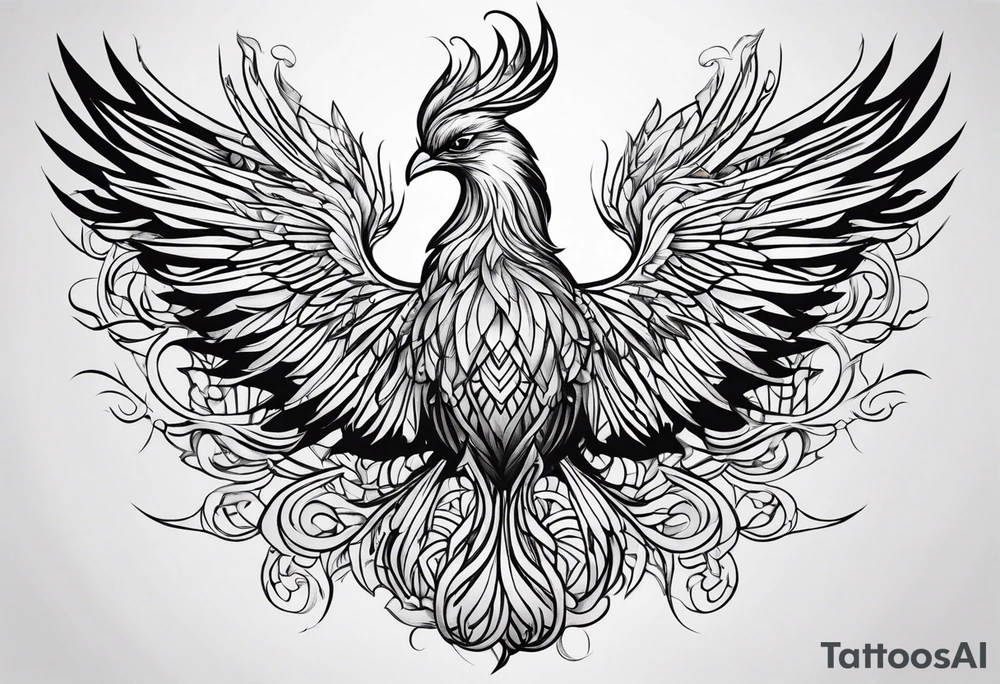 phoenix tattoo idea