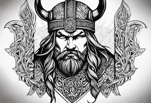 Viking, pfern, paganism tattoo idea