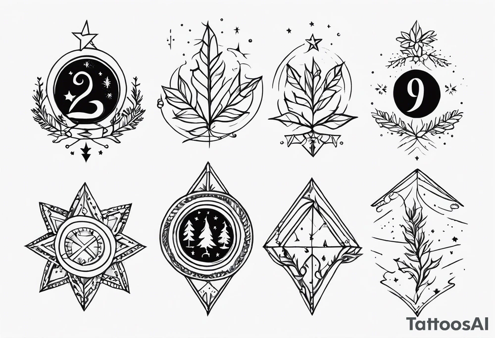 December birth month tattoo idea