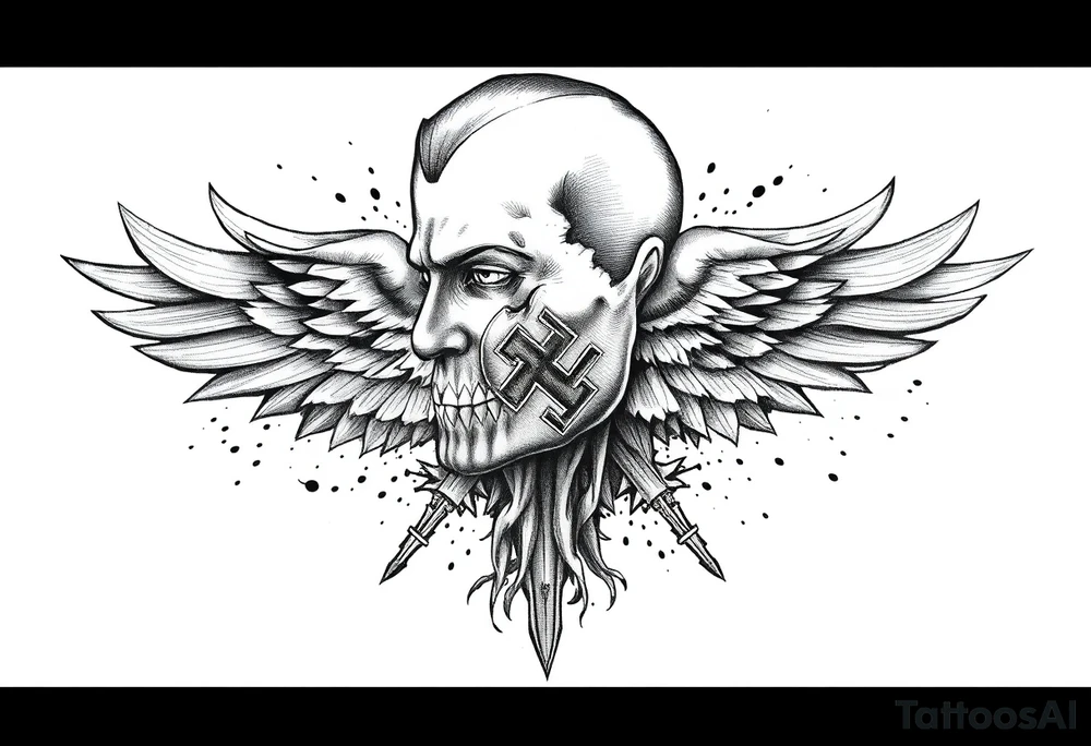 nazi tattoo tattoo idea