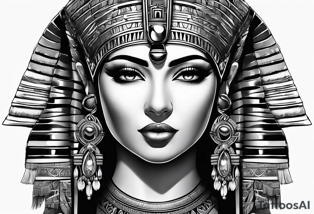 Cleopatra's face tattoo idea