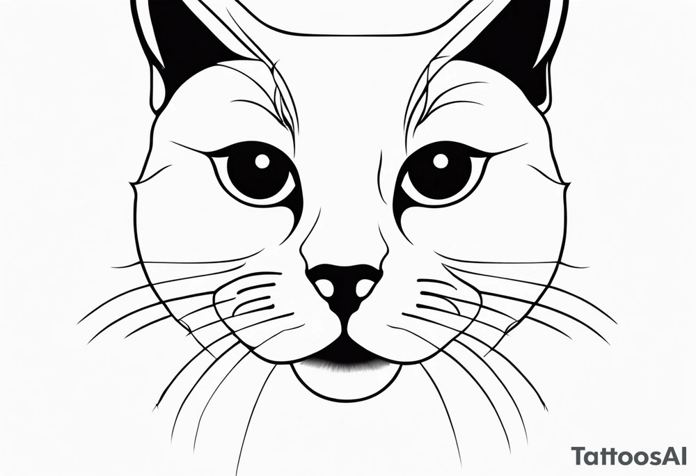 Cat meow tattoo idea