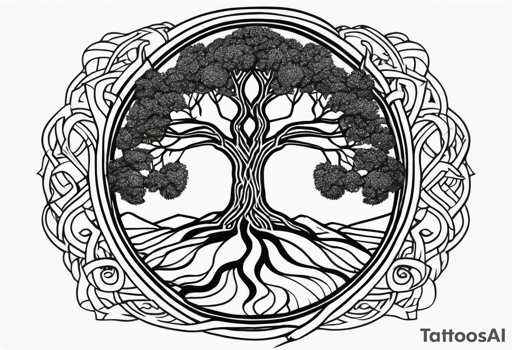 Yggdrasil tattoo idea