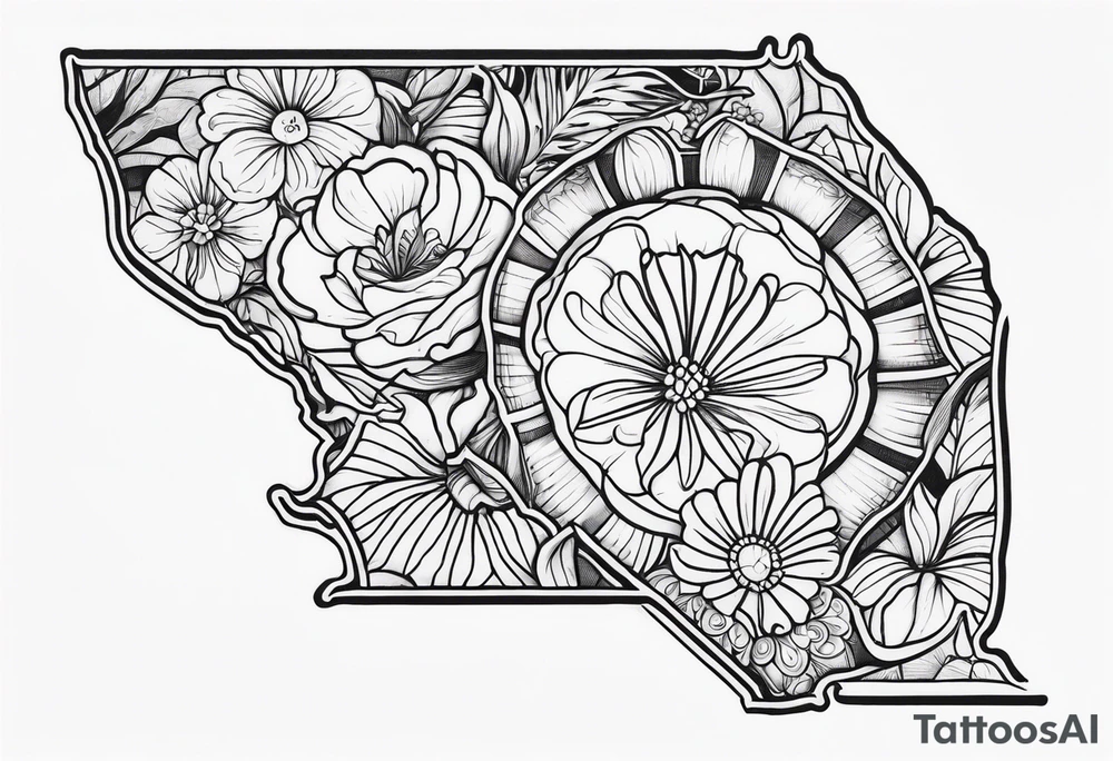 State of Florida tattoo tattoo idea
