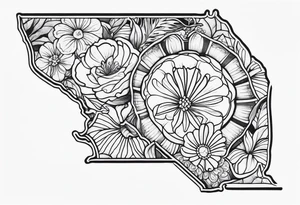 State of Florida tattoo tattoo idea