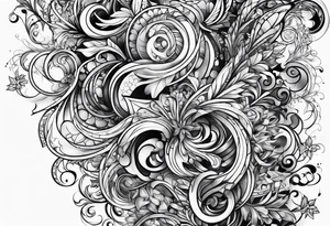 Overlapping Letters - ACCGH tattoo idea