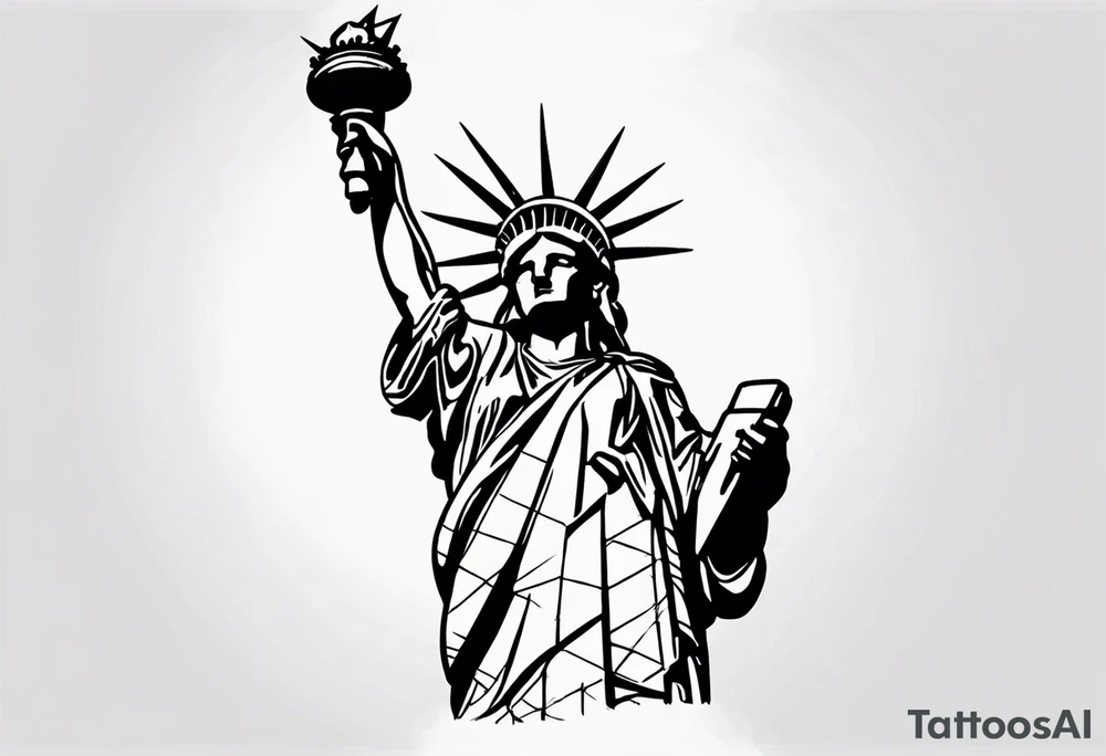 Statue of Liberty tattoo idea