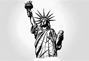 Statue of Liberty tattoo idea