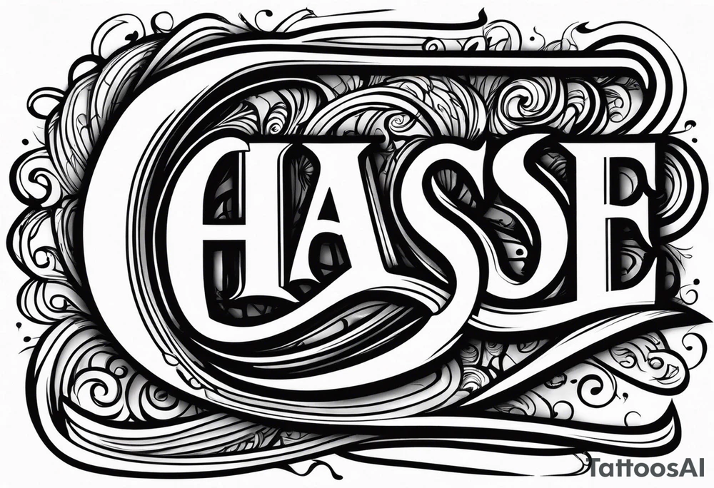 Chase written in the sun tattoo idea