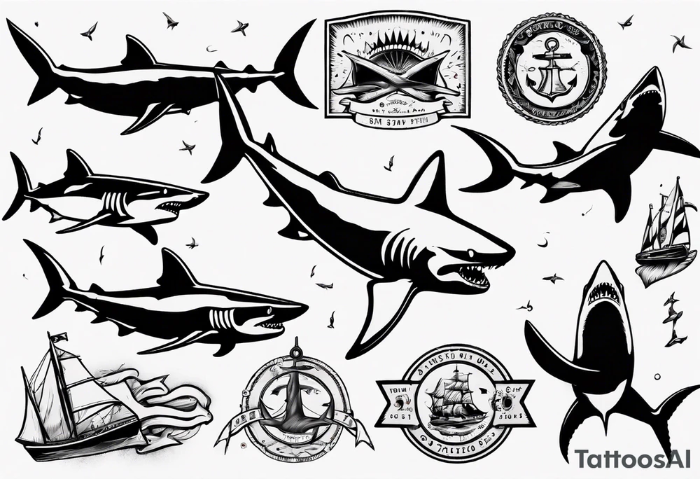 Shark tattoo idea