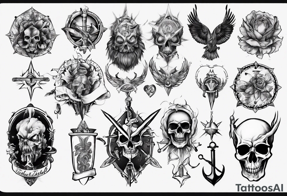 black talbot tattoo idea