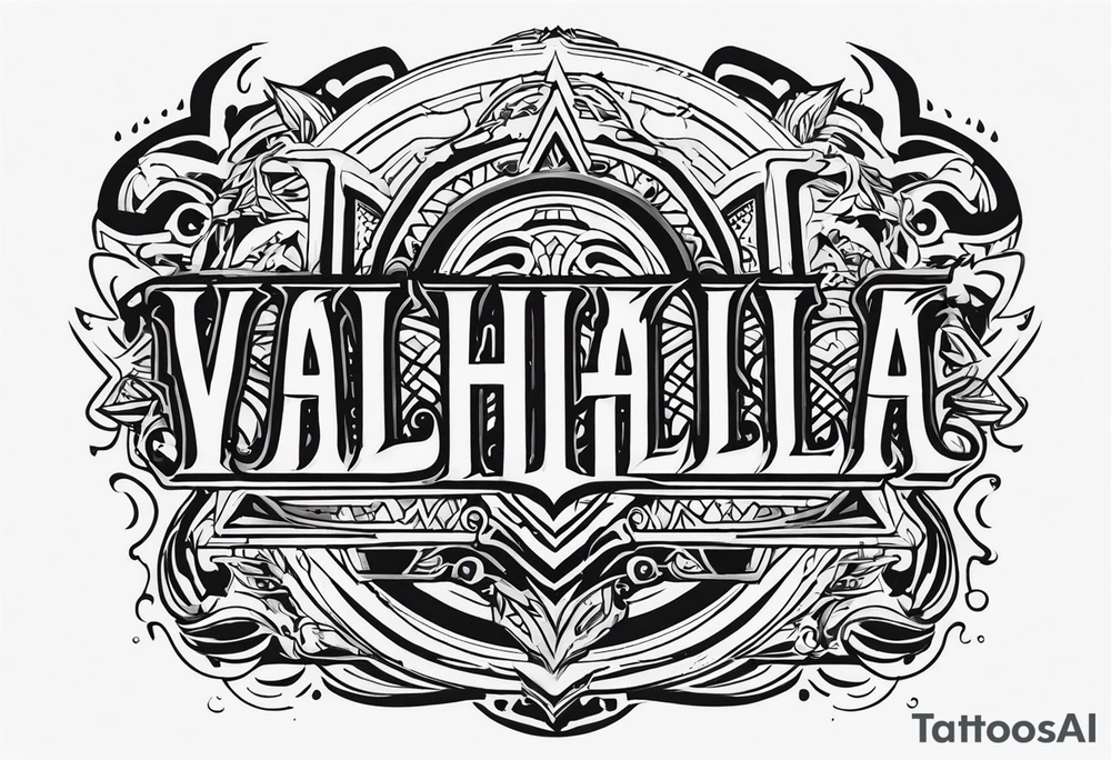 Valhalla tattoo idea