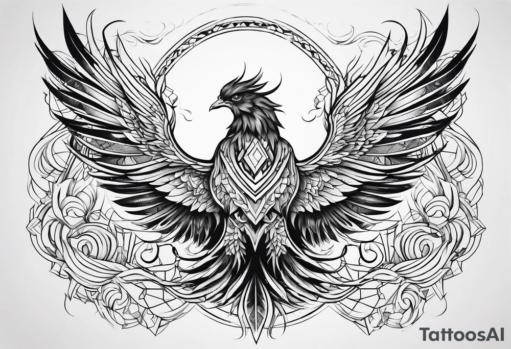 phoenix tattoo idea