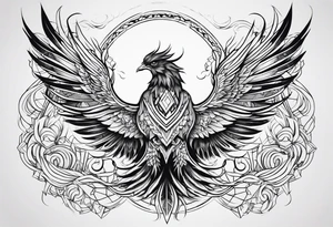 phoenix tattoo idea