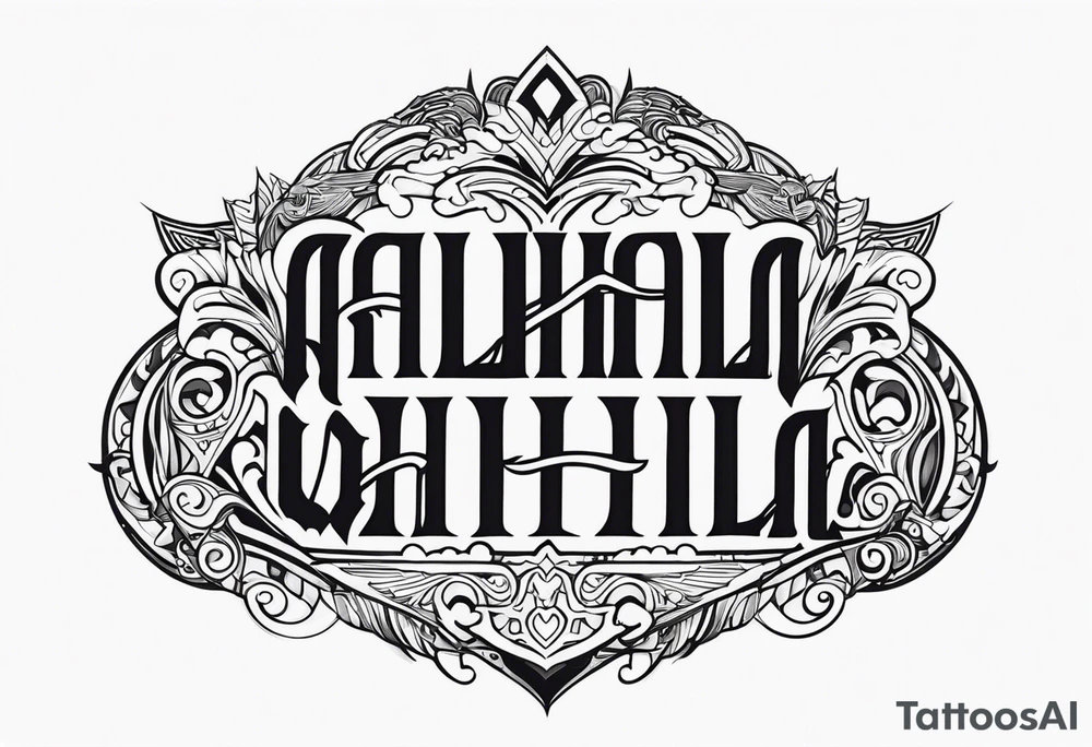 Valhalla tattoo idea