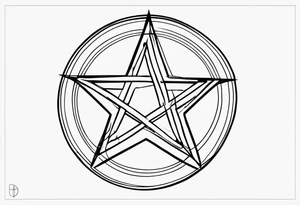 Pentagram tattoo idea