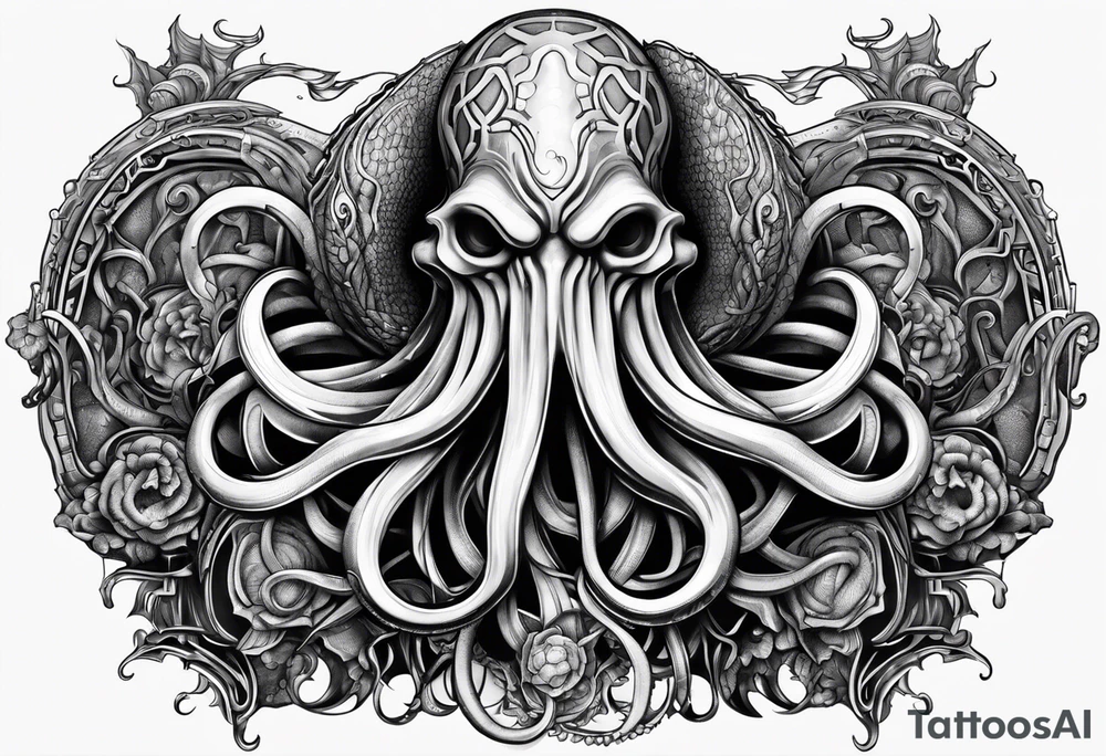 Cthulhu, half sleeve tattoo idea