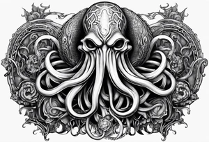 Cthulhu, half sleeve tattoo idea