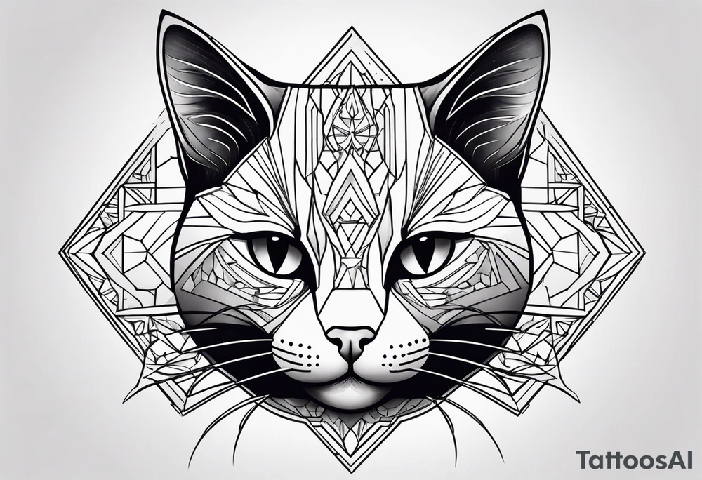 Black Cat tattoo idea