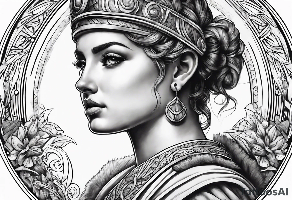 Roman Art tattoo idea